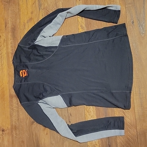 Bjorn Daehlie sz small wool training baselayer gray - Picture 5 of 6